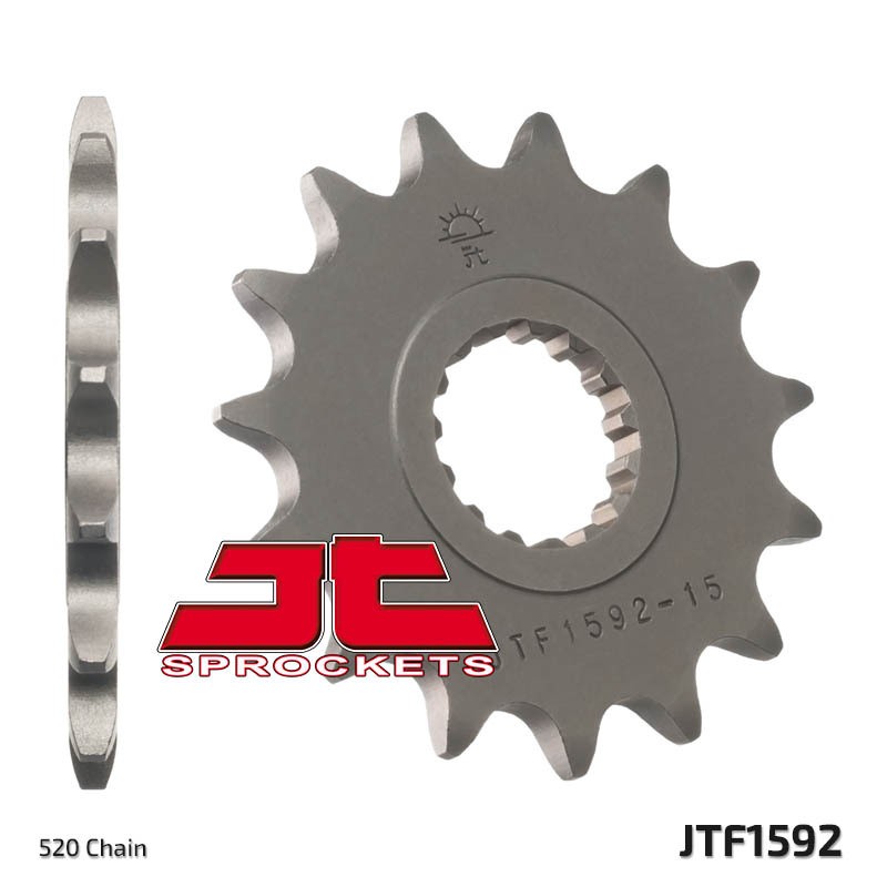 Piñón JT SPROCKETS acero estándar 1592 - Paso 520 - motoscamaralweb.com Piñón JT SPROCKETS acero estándar 1592 - Paso 520 - motoscamaralweb.com