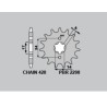 Piñón PBR acero estándar 2298 - 428 - motoscamaralweb.com