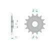 Piñón AFAM acero autolimpiable 22406 - Paso 520 - motoscamaralweb.com