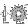 Piñón PBR acero estándar 2146 - 520 - motoscamaralweb.com