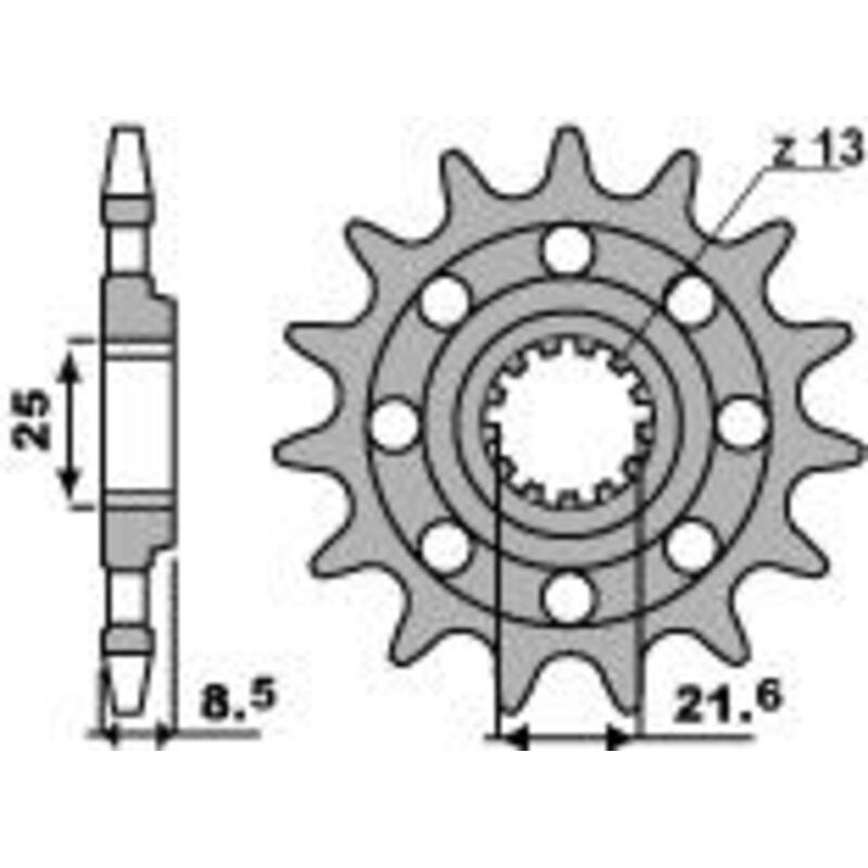 Piñón PBR acero estándar 2179 - 520 - motoscamaralweb.com Piñón PBR acero estándar 2179 - 520 - motoscamaralweb.com