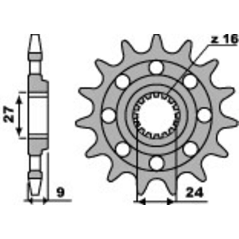 Piñón PBR acero estándar 2192 - 520 - motoscamaralweb.com Piñón PBR acero estándar 2192 - 520 - motoscamaralweb.com