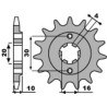 Piñón PBR acero estándar 720 - 520 - motoscamaralweb.com