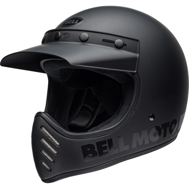 Casco BELL Moto-3 Classic - Blackout Mate/Brillo - motoscamaralweb.com Casco BELL Moto-3 Classic - Blackout Mate/Brillo - motoscamaralweb.com