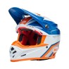 Casco BELL Moto-9S Flex - Merchant Gloss Orange/Blue - motoscamaralweb.com