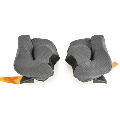Carrilleras ARAI (Dry cool). 15 mm. Gris (Modelos: RX-7 GP/QUANTUM) - motoscamaralweb.com