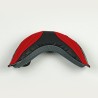 Collarín ARAI (Casco MX-V). Gris/Rojo. Talla M/L - motoscamaralweb.com