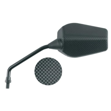 Retrovisor izquierdo VICMA tipo OEM carbono - Carbon Derbi Senda - motoscamaralweb.com