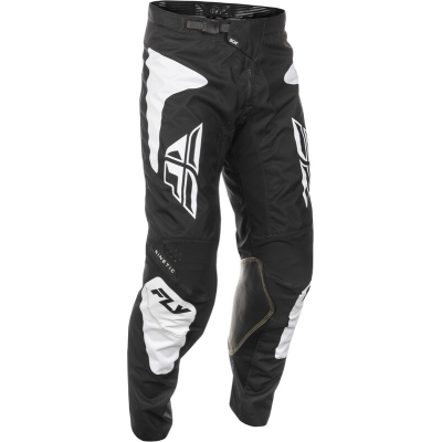 Pantalón FLY RACING Kinetic SYM - Negro / Blanco - motoscamaralweb.com