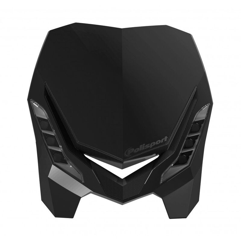 Careta con faro POLISPORT E-Blaze negra - motoscamaralweb.com Careta con faro POLISPORT E-Blaze negra - motoscamaralweb.com