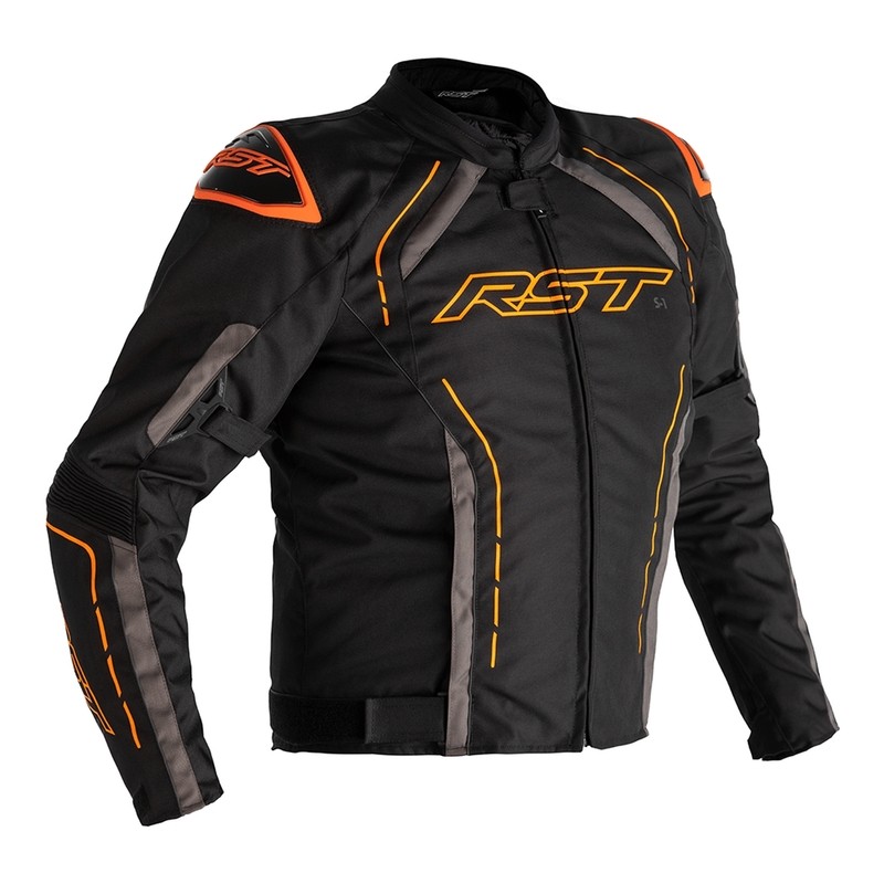 Chaqueta (Textil) RST S-1 Negro/Gris/Naranja. 54 EU/Talla L - motoscamaralweb.com Chaqueta (Textil) RST S-1 Negro/Gris/Naranja. 54 EU/Talla L - motoscamaralweb.com