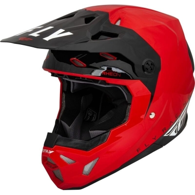 FLY RACING Formula CP Slant Helmet Red/Black/White XS - motoscamaralweb.com