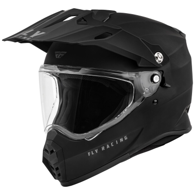 Casco FLY RACING Trekker Solid - Negro mate - motoscamaralweb.com