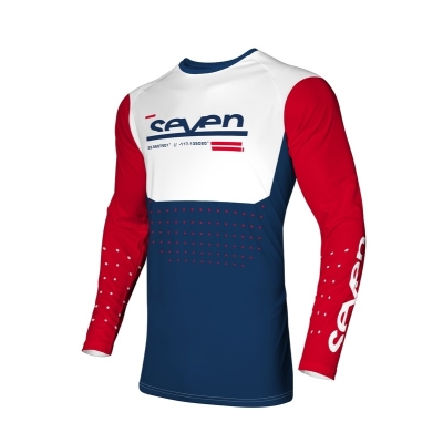 Camiseta infantil SEVEN Vox Aperture - Rojo / Navy - motoscamaralweb.com