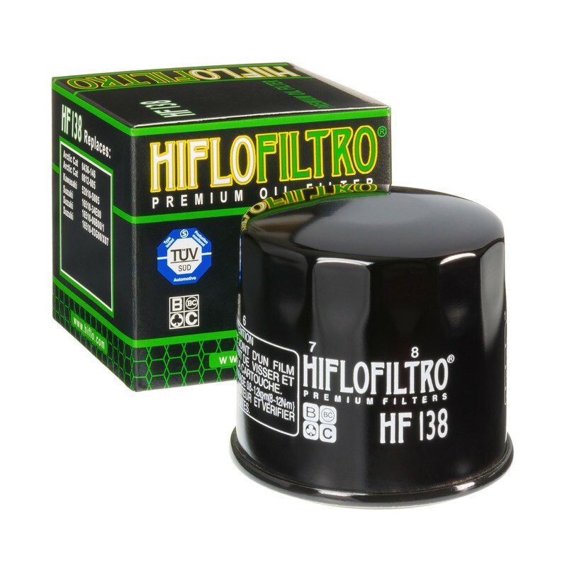 Filtro de aceite HIFLOFILTRO - HF138 - motoscamaralweb.com Filtro de aceite HIFLOFILTRO - HF138 - motoscamaralweb.com
