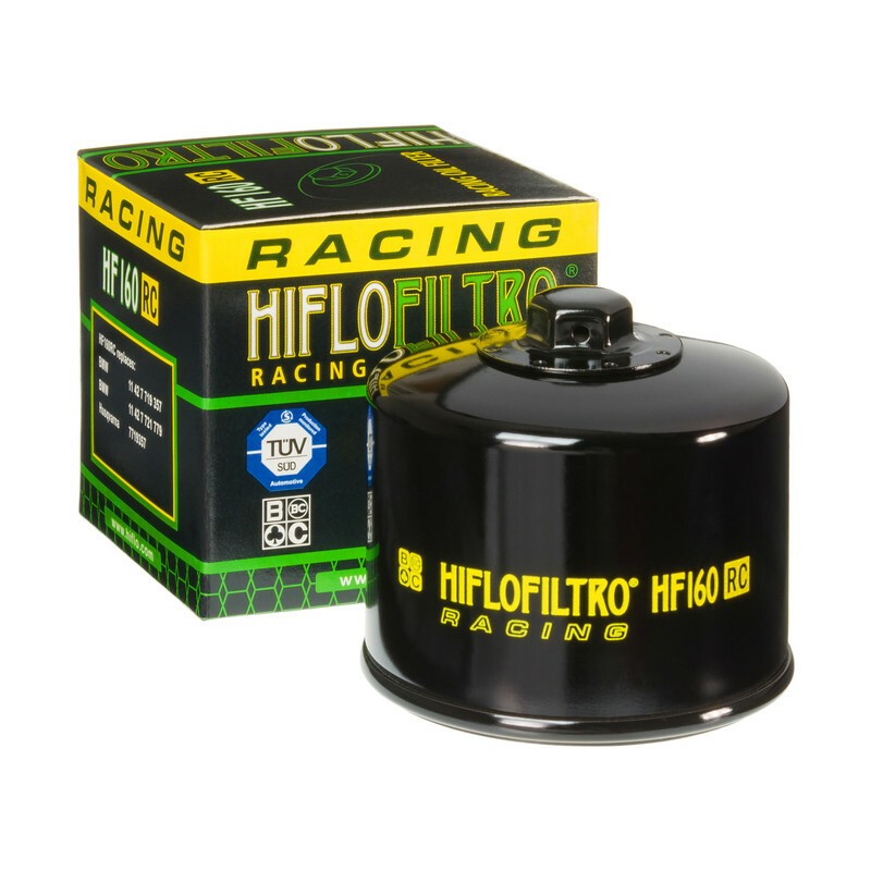 Filtro de aceite HIFLOFILTRO Racing - HF160RC - motoscamaralweb.com Filtro de aceite HIFLOFILTRO Racing - HF160RC - motoscamaralweb.com