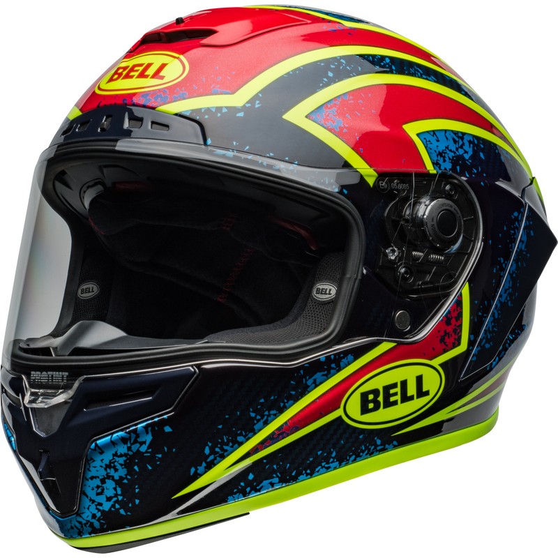 Casco BELL Race Star DLX Flex - Xenon Gloss Blue/Retina - motoscamaralweb.com Casco BELL Race Star DLX Flex - Xenon Gloss Blue/Retina - motoscamaralweb.com