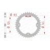 Corona AFAM acero estándar 12407 - Paso 520 - motoscamaralweb.com
