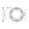 Corona AFAM acero estándar 12606 - Paso 525 - motoscamaralweb.com