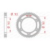 Corona AFAM acero estándar 16701 - Paso 530 - motoscamaralweb.com