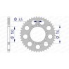 Corona AFAM aluminio 93303 - Paso 520 - motoscamaralweb.com