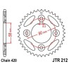 Corona JT 212 de acero con 34 dientes - motoscamaralweb.com