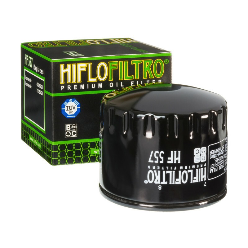 Filtro de aceite HIFLOFILTRO - HF557 - motoscamaralweb.com Filtro de aceite HIFLOFILTRO - HF557 - motoscamaralweb.com