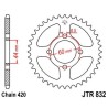 Corona JT 832 de acero con 45 dientes - motoscamaralweb.com