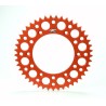 Corona RENTHAL aluminio ultraligera autolimpiable 224U - Paso 520 - motoscamaralweb.com