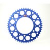 Corona RENTHAL aluminio ultraligera autolimpiable anodizada HA - Paso 520 - motoscamaralweb.com