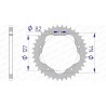 Corona AFAM aluminio 51607 - Paso 520 - Requiere portacoronas AFAM - motoscamaralweb.com