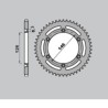 Corona PBR acero C45 estándar 805 - 428 - motoscamaralweb.com