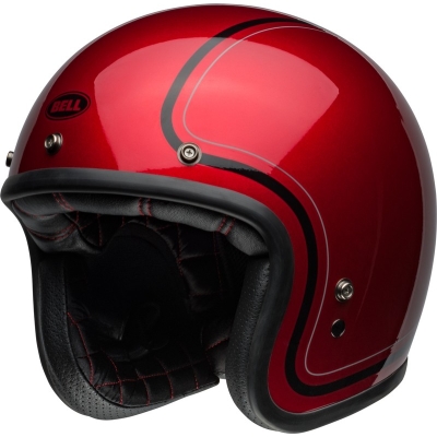 Casco BELL Custom 500 - Chief Gloss Gloss Candy Red - motoscamaralweb.com