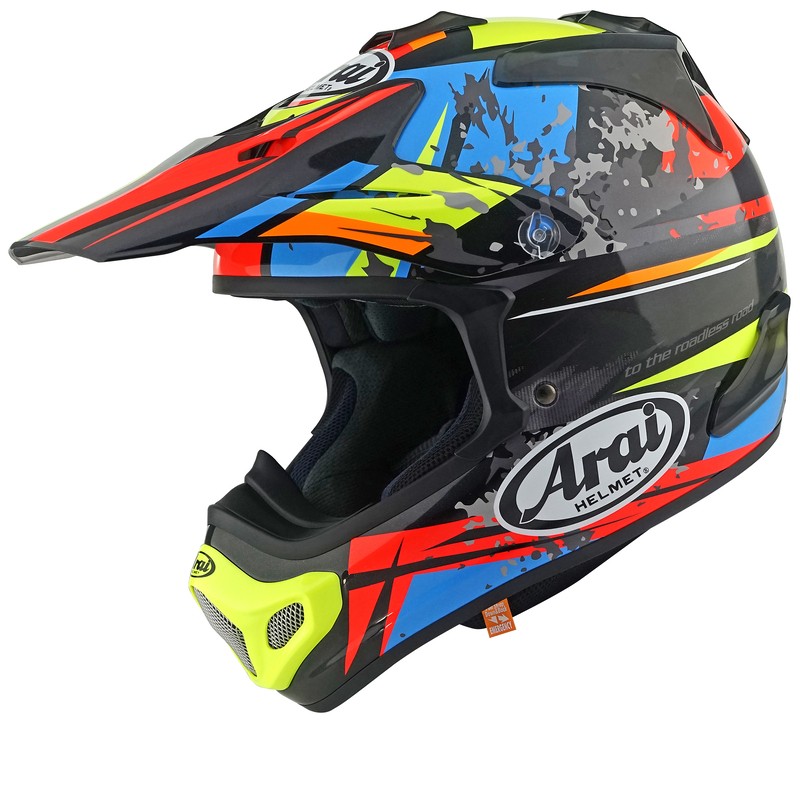 Casco ARAI MX-V EVO Track - motoscamaralweb.com Casco ARAI MX-V EVO Track - motoscamaralweb.com
