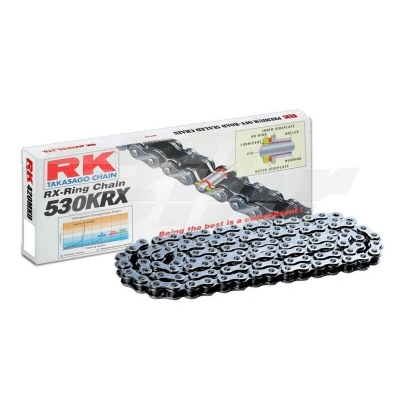 Cadena RK 530KRX con 110 eslabones negro - motoscamaralweb.com