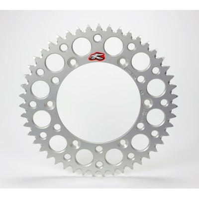 Corona Renthal ultraligera 44 dientes plata 123U-520-44GYSI - motoscamaralweb.com