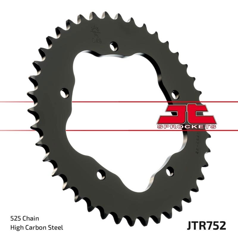 Corona JT SPROCKETS acero estándar 752 - Paso 525 - Requiere portacoronas JT SPROCKETS - motoscamaralweb.com Corona JT SPROCKETS acero estándar 752 - Paso 525 - Requiere portacoronas JT SPROCKETS - motoscamaralweb.com