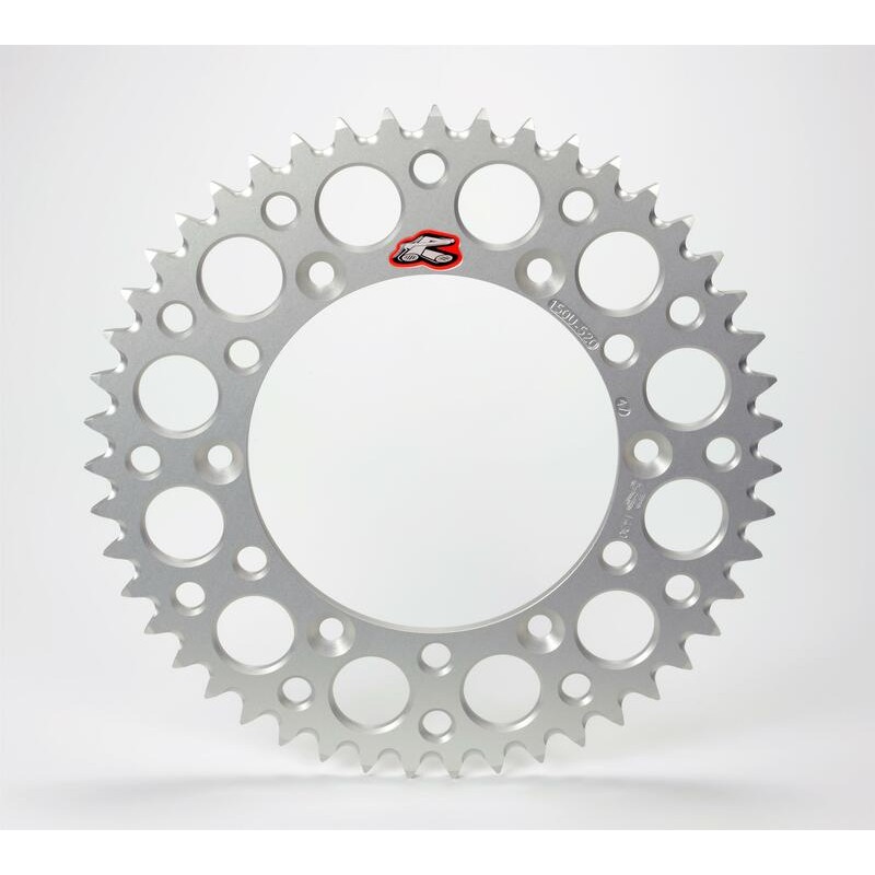 Corona RENTHAL aluminio ultraligera autolimpiable 150U - Paso 520 - motoscamaralweb.com