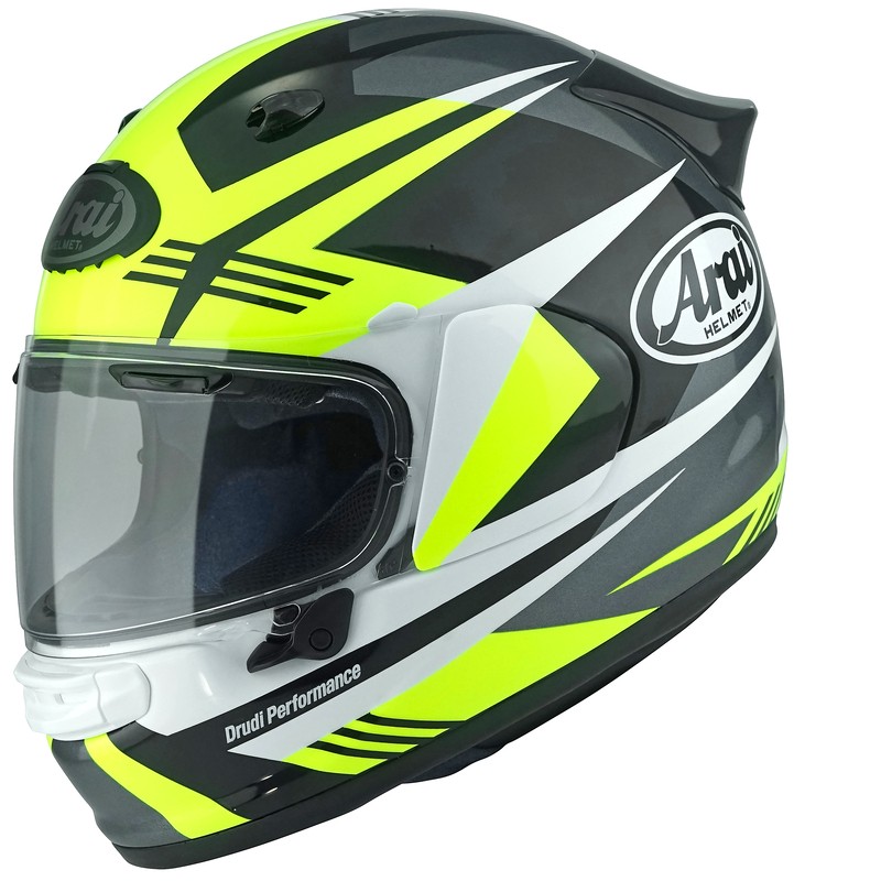 Casco ARAI QUANTIC Mark - amarillo - motoscamaralweb.com Casco ARAI QUANTIC Mark - amarillo - motoscamaralweb.com