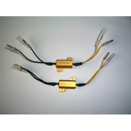 Resistencia de potencia SHIN YO 25 W - 6.8 Ohm con cable - motoscamaralweb.com