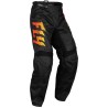 Pantalón infantil FLY RACING F-16 - Negro / Amarillo / Naranja - motoscamaralweb.com