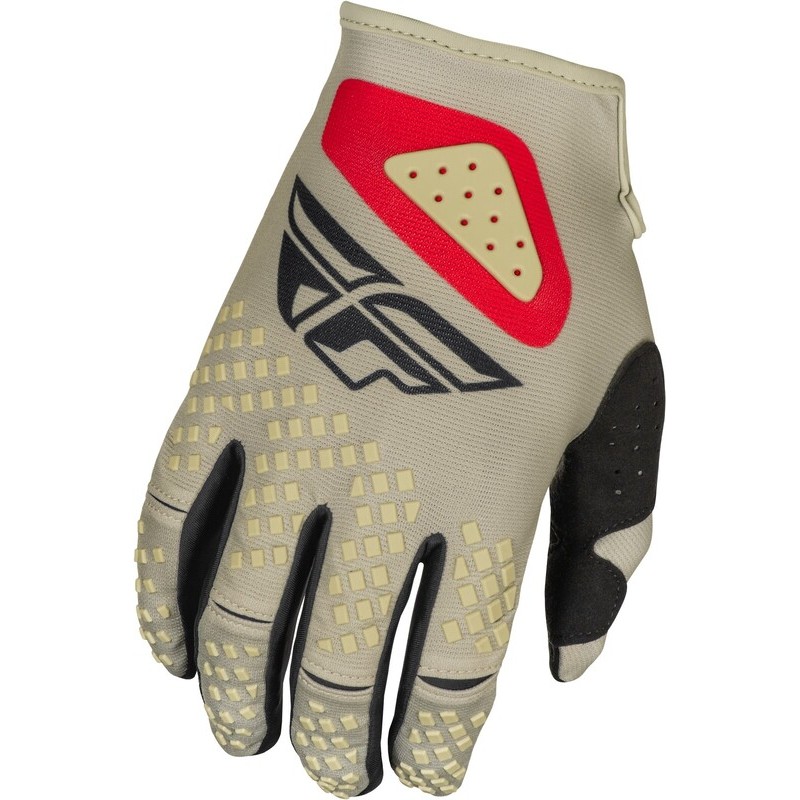 Guantes FLY RACING Kinetic SYM - Gris claro / Rojo / Negro - motoscamaralweb.com Guantes FLY RACING Kinetic SYM - Gris claro / Rojo / Negro - motoscamaralweb.com