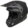 FLY RACING Formula CP Slant Helmet Matte Black/Grey/Hi-Vis LG - motoscamaralweb.com