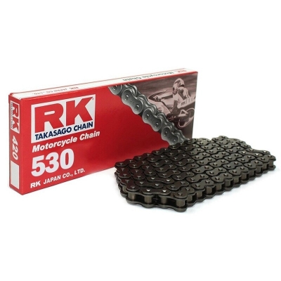 Cadena RK 530M con 112 eslabones negro - motoscamaralweb.com