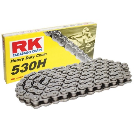 Cadena RK 530H con 110 eslabones negro - motoscamaralweb.com
