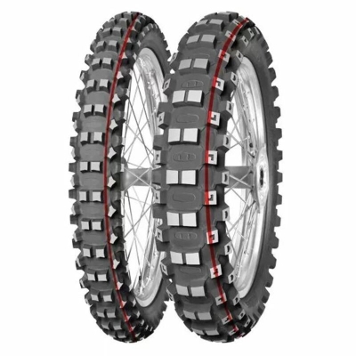Neumático MITAS TERRA FORCE-MX MH 90/100-16 NHS 51M TT MEDIUM TO HARD RED GREEN - motoscamaralweb.com