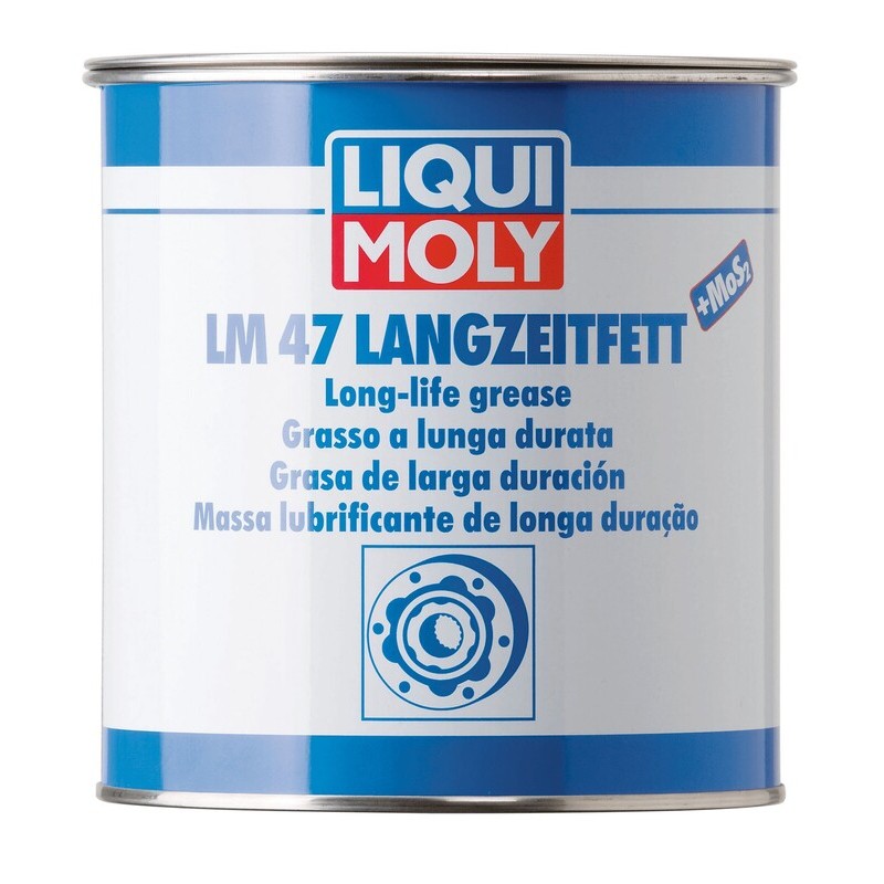 Lata 1kg de grasa de larga duración Liqui Moly LM 47 +MOS2 - motoscamaralweb.com Lata 1kg de grasa de larga duración Liqui Moly LM 47 +MOS2 - motoscamaralweb.com