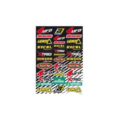 Kit Adhesivos Blackbird sponsor 5076B - motoscamaralweb.com