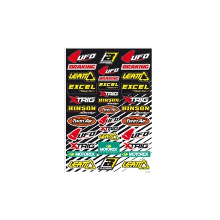 Kit Adhesivos Blackbird sponsor 5076B - motoscamaralweb.com