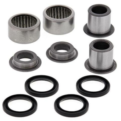 Kit reparacion de cojinetes amortiguador delantero inferior y superior ALL BALLS Suzuki LT-R450 - motoscamaralweb.com